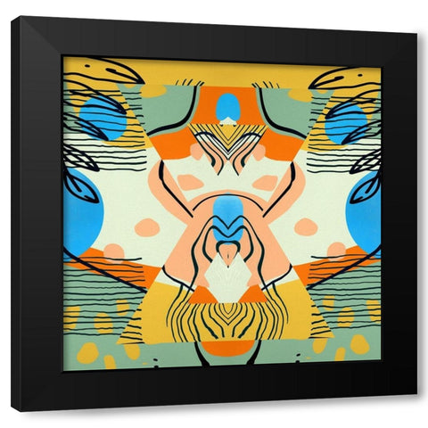 The Wise Man I Black Modern Wood Framed Art Print with Double Matting by Bolokofsky, Ronald