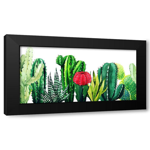Tucson Garden 598 Black Modern Wood Framed Art Print with Double Matting by Bolokofsky, Ronald