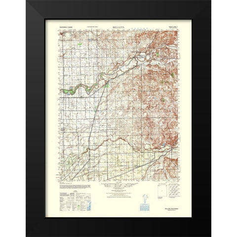 Bellota Sheet - US Army 1942 Black Modern Wood Framed Art Print by US Army