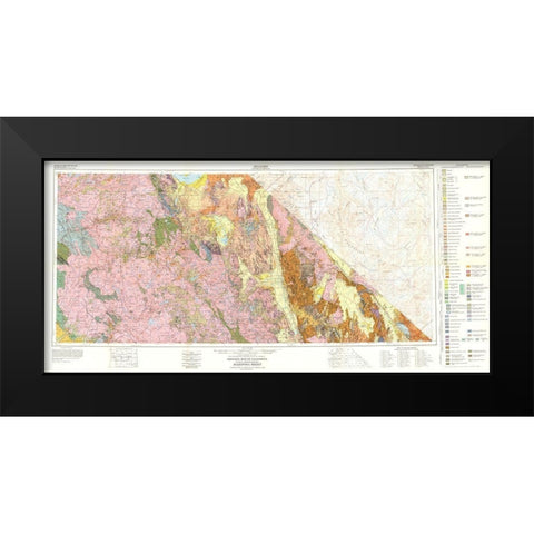 Mariposa Sheet - Strand 1961 Black Modern Wood Framed Art Print by Strand