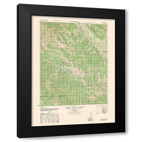 Ornbaun Sheet - US Army 1944 Black Modern Wood Framed Art Print with Double Matting by US Army