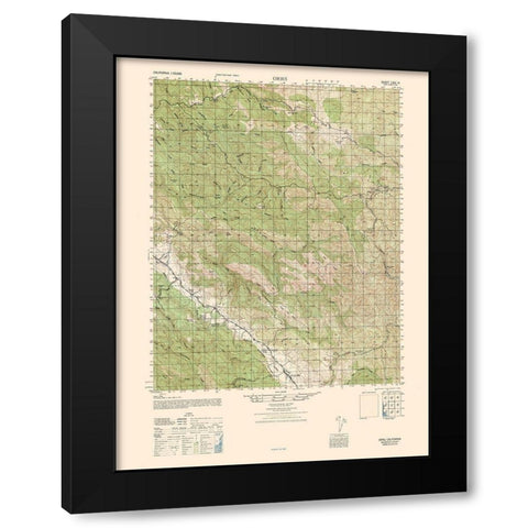 Orrs Sheet - US Army 1944 Black Modern Wood Framed Art Print by US Army