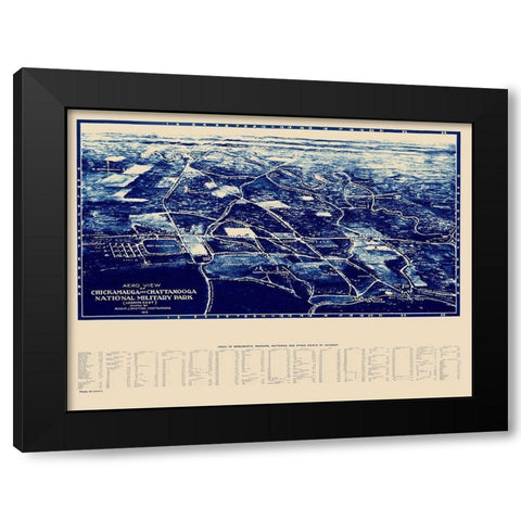 Chickamauga Chattanooga National Military Park Black Modern Wood Framed Art Print by Shutting
