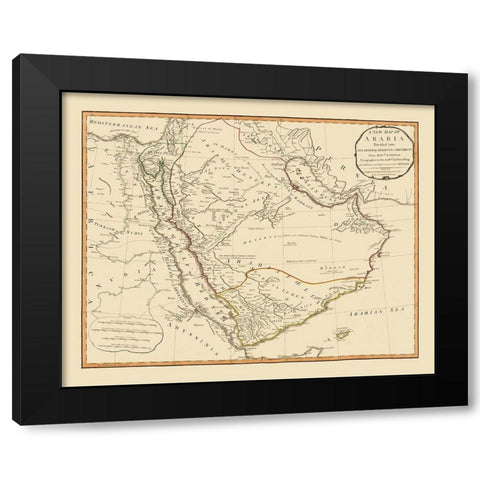 Arabia - Laurie 1794 Black Modern Wood Framed Art Print by Laurie