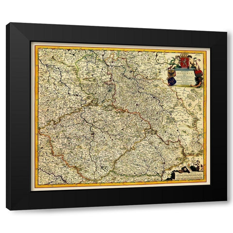 Bohemia Czech Republic Eastern Europe Black Modern Wood Framed Art Print with Double Matting by Kauffer