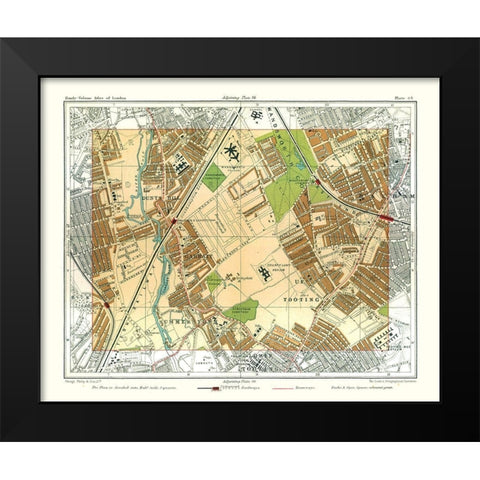 Wandsworth Common London England - Philip 1904 Black Modern Wood Framed Art Print by Philip