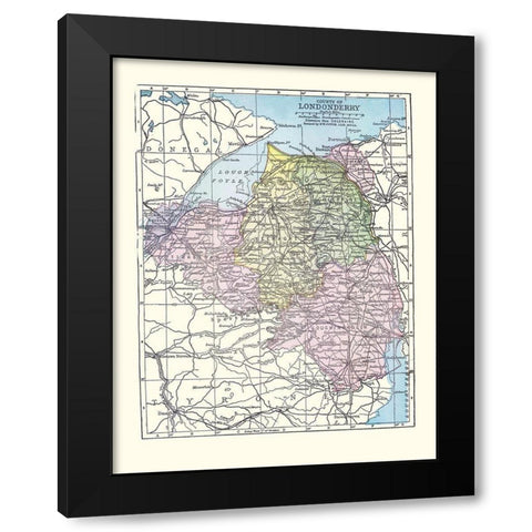 Walthamstow Snaresbrook London UK Black Modern Wood Framed Art Print by Bartholomew