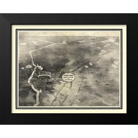 Brainerd Minnesota -1914 Black Modern Wood Framed Art Print by Unknown