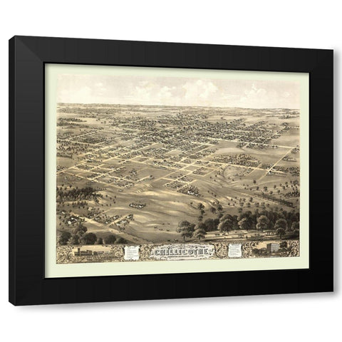 Chillicothe Missouri - Ruger 1869 Black Modern Wood Framed Art Print by Ruger
