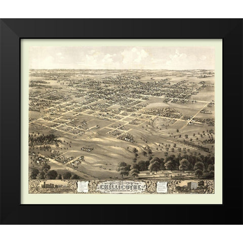 Chillicothe Missouri - Ruger 1869 Black Modern Wood Framed Art Print by Ruger