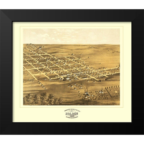 Holden Missouri - Ruger 1869 Black Modern Wood Framed Art Print by Ruger