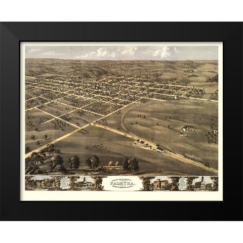 Palmyra Missouri - Ruger 1869 Black Modern Wood Framed Art Print by Ruger