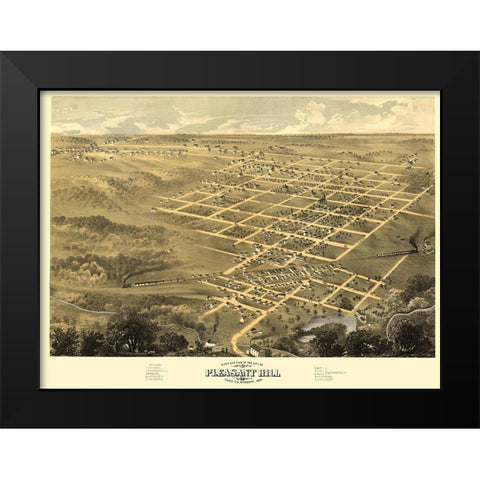 Pleasant Hill Missouri - Ruger 1869 Black Modern Wood Framed Art Print by Ruger