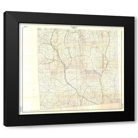 Selected Minerals Montana - Bentley 1964 Black Modern Wood Framed Art Print by Bentley