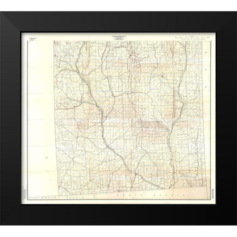 Selected Minerals Montana - Bentley 1964 Black Modern Wood Framed Art Print by Bentley