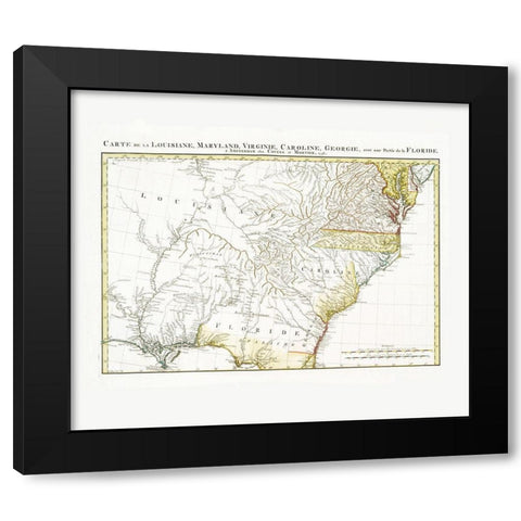 Eastern United States - Covens  1758 Black Modern Wood Framed Art Print by Covens
