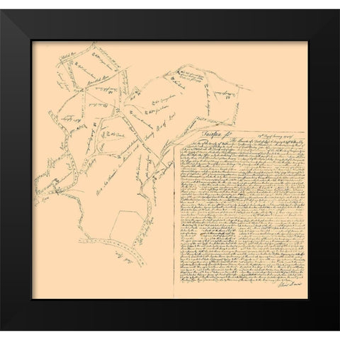 Fairfax Virginia - Davis 1748 Black Modern Wood Framed Art Print by Davis