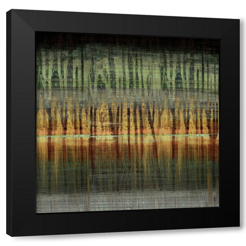 Summer Reed II Black Modern Wood Framed Art Print with Double Matting by Brey