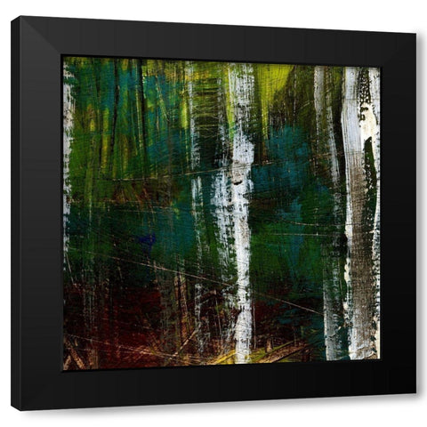 Enchantment II Black Modern Wood Framed Art Print with Double Matting by Brey