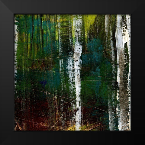 Enchantment II Black Modern Wood Framed Art Print by Brey
