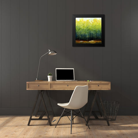 Fall I Black Modern Wood Framed Art Print by Brey