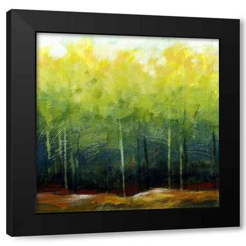 Fall I Black Modern Wood Framed Art Print by Brey
