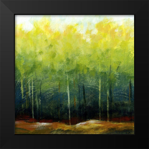 Fall I Black Modern Wood Framed Art Print by Brey