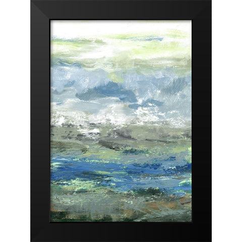 Seaview IV Black Modern Wood Framed Art Print by Brey