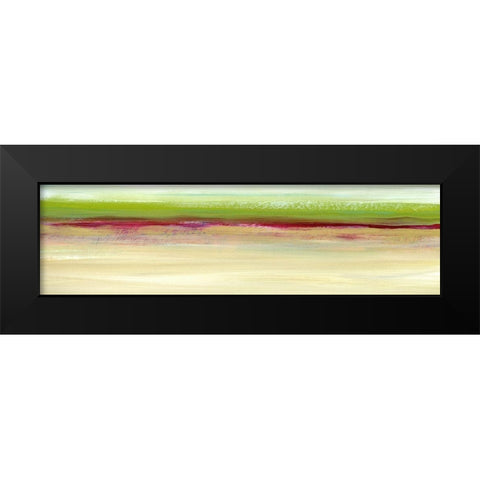 Seaview Abstract II Black Modern Wood Framed Art Print by Brey