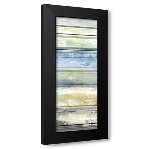 Planks I Black Modern Wood Framed Art Print with Double Matting by Brey