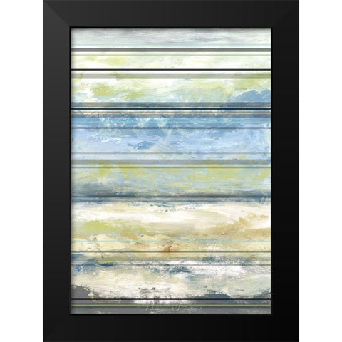 Planks III Black Modern Wood Framed Art Print by Brey