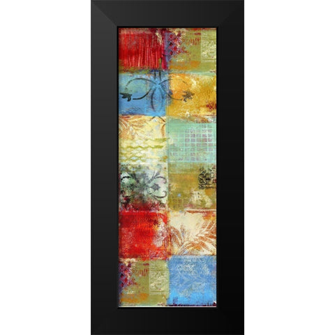 Tapestry Panel I Black Modern Wood Framed Art Print by Brey