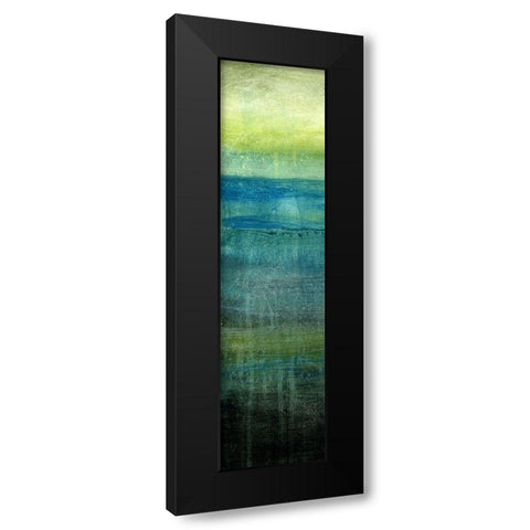 Sea Mist I Black Modern Wood Framed Art Print with Double Matting by Brey