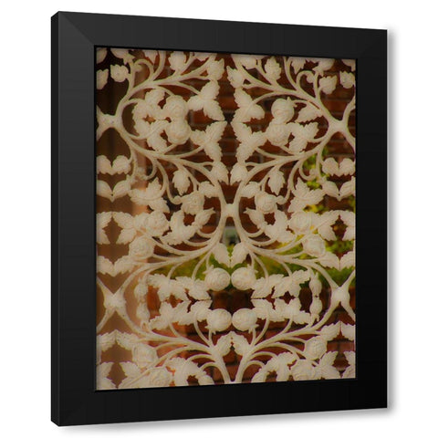 Miami Iron Black Modern Wood Framed Art Print with Double Matting by Bartola