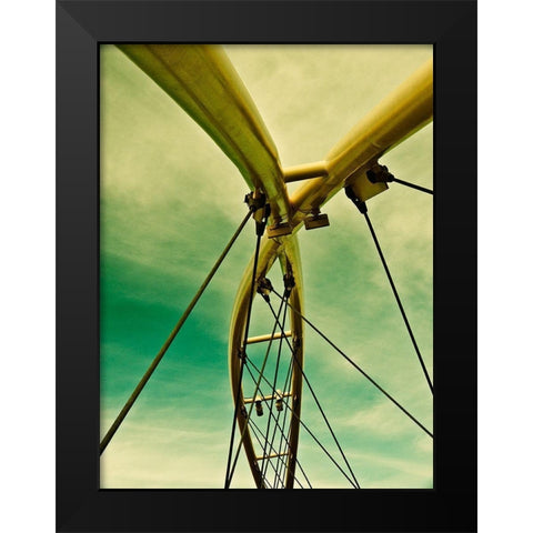 Sailing Tempe I Black Modern Wood Framed Art Print by Bartola