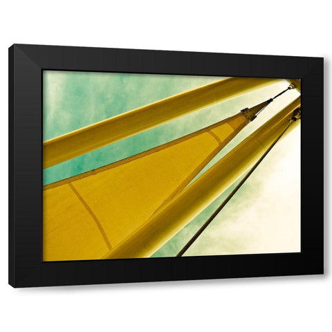 Sailing Tempe III Black Modern Wood Framed Art Print with Double Matting by Bartola
