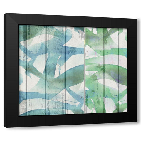 Water Mark II Black Modern Wood Framed Art Print by Franklin
