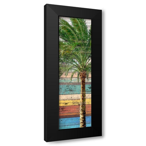 Palm Plank I Black Modern Wood Framed Art Print by Franklin