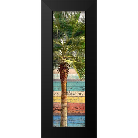 Palm Plank III Black Modern Wood Framed Art Print by Franklin
