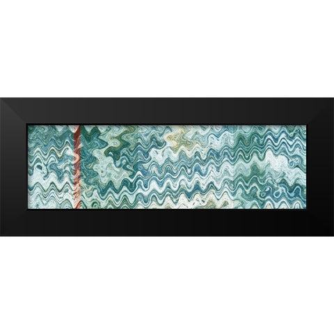 Underwater I Black Modern Wood Framed Art Print by Franklin
