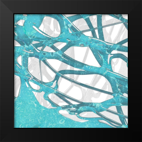 Syrup Flow I Black Modern Wood Framed Art Print by Franklin