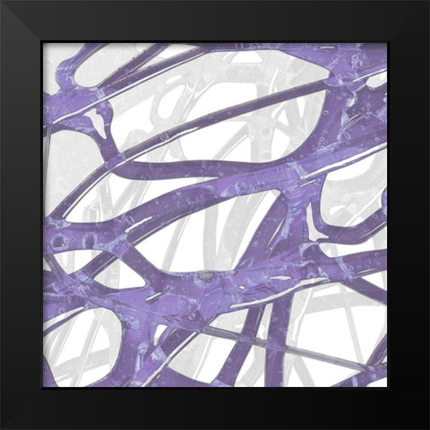 Syrup Flow III Black Modern Wood Framed Art Print by Franklin
