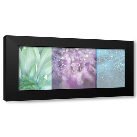 Morning Mist Plum Black Modern Wood Framed Art Print with Double Matting by Franklin