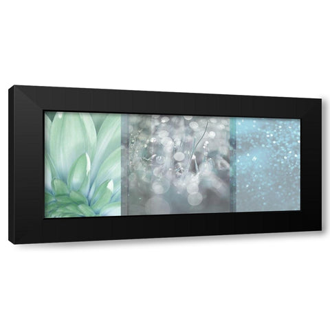 Morning Mist Black Modern Wood Framed Art Print by Franklin