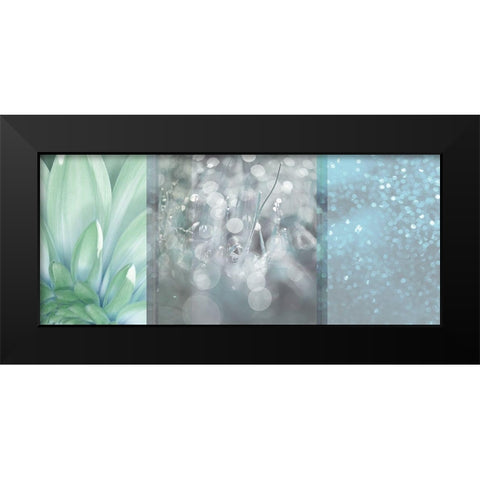 Morning Mist Black Modern Wood Framed Art Print by Franklin