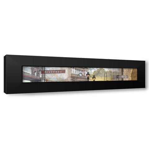 Across America I Black Modern Wood Framed Art Print with Double Matting by Franklin