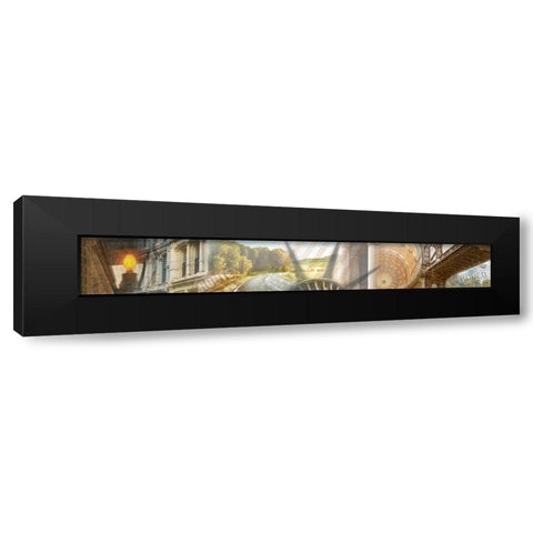 Across America II Black Modern Wood Framed Art Print by Franklin