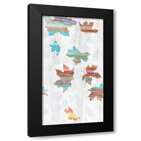 Big Leaf I Black Modern Wood Framed Art Print by Franklin