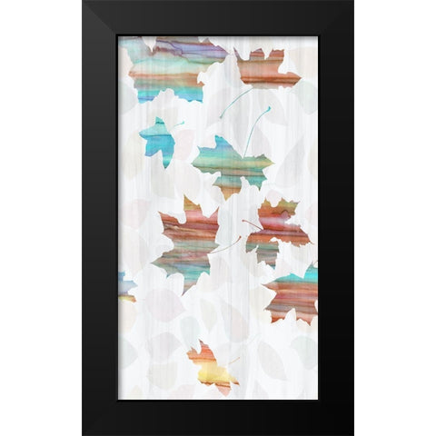 Big Leaf I Black Modern Wood Framed Art Print by Franklin