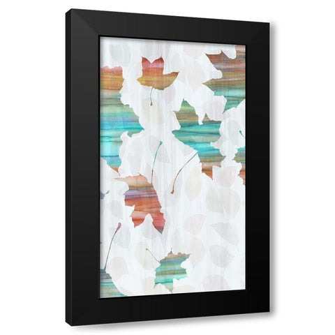 Big Leaf II Black Modern Wood Framed Art Print by Franklin